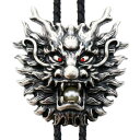 ループタイ ネックレス ポーラータイ ポロタイ ボロタイ シルバー ドラゴン ヘッドメンズアクセサリーの通販ギフト プレゼント お祝い 結婚式 ビジネス 新生活 父の日 彼氏 夫 バレンタイン