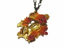 パルナートポック ネックレス ★ メール便 送料無料 ★『 紅葉狩り 』 Palnart Poc palnartpoc かわいい ジュエリー チャーム モチーフ 誕生日 プレゼント 女性 雑貨 紅葉 秋物 季節 シーズン 京都 和風 紅葉 動物 アニマル お祝い 春物 ユニーク リス 栗鼠 おもしろ
