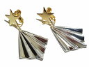 ルチカ イヤリング ★ メール便送料無料 ★『 Oriana (GD×SV)』 Luccica カワイイ 流れ星 流星 ミルキーウェイ 宇宙 星空 メルヘン 大きい 目立つ ユラユラ 個性的 日本風 ナチュラル 人気 アクセサリー ジュエリー かわいい レディース プレゼント 星 ユニーク