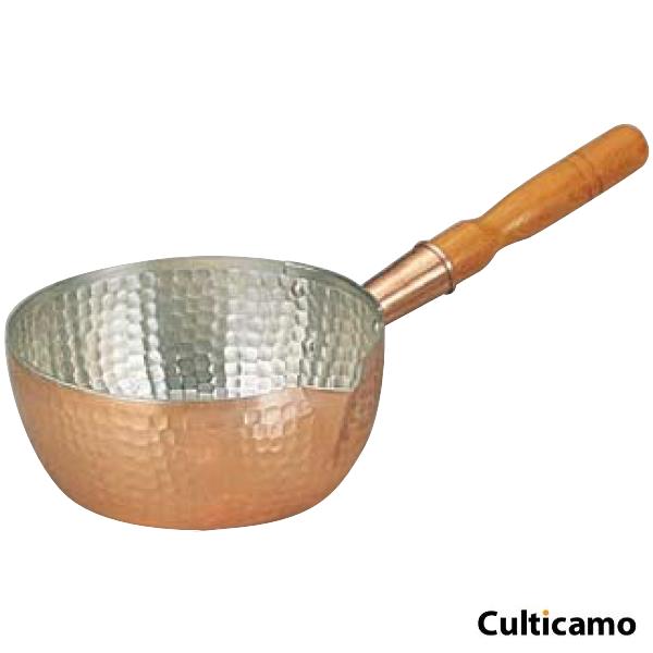 【銅鍋】銅製　雪平鍋　18cm《AYK-07》