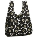 マリメッコ MARIMEKKO バッグ ショルダーバッグ マリメッコ バッグ marimekko 38695 030 SMARTBAG MINI-UNIKKO Shopping Tote ウニッコ スマートバッグ 折りたたみエコバッグ/ショルダーバッグ white/black/olive