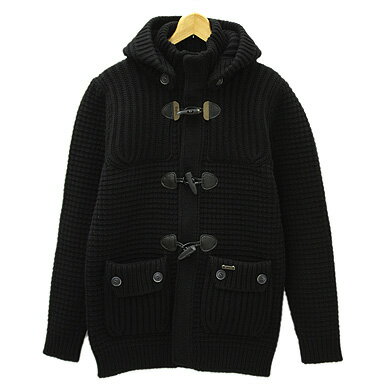 BARK ニットダッフル メンズ バーク 32B8001 SHORT DUFFLE COAT ショートダッフルコート BLACK ブラック【楽ギフ_包装】【ブランド】【RCP】【5,400円以上で送料無料】【通販】