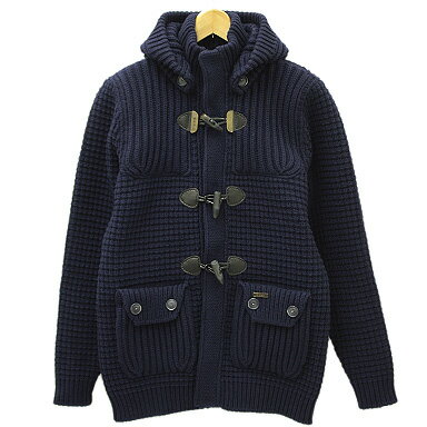 BARK ニットダッフル メンズ バーク 32B8001 SHORT DUFFLE COAT ショートダッフルコート NAVY ネイビー【楽ギフ_包装】【ブランド】【RCP】【5,400円以上で送料無料】【通販】