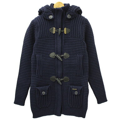 BARK ニットダッフル レディース バーク 32BD9001 MEDIUM DUFFLE COAT ミディアムダッフルコート NAVY ネイビー【楽ギフ_包装】【ブランド】【RCP】【5,400円以上で送料無料】【通販】