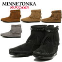 ミネトンカ MINNETONKA ミネトンカ ブーツ MINNETONKA HI TOP BACK ZIP BOOT バックジップブーツ シューズ 選べるカラー