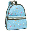 【期間限定ポイント5?10倍】レスポートサック LeSportsac バッグ レディース リュックサック レスポートサック バッグ LESPORTSAC 7812 D604 BASIC BACKPACK リュックサック バックパック LITHO DOT BLUE