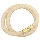 スワロフスキー ブレスレット アクセサリー SWAROVSKI レディース 5102549 スターダスト STARDUST BEIGE DOUBLE バングル BEIGE