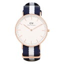 ダニエルウェリントン 時計 メンズ/レディース Daniel Wellington 0503DW 36mm CLASSIC クラシック 腕時計 NATOベルト GLASGOW/ROSEGOLD ローズゴールド