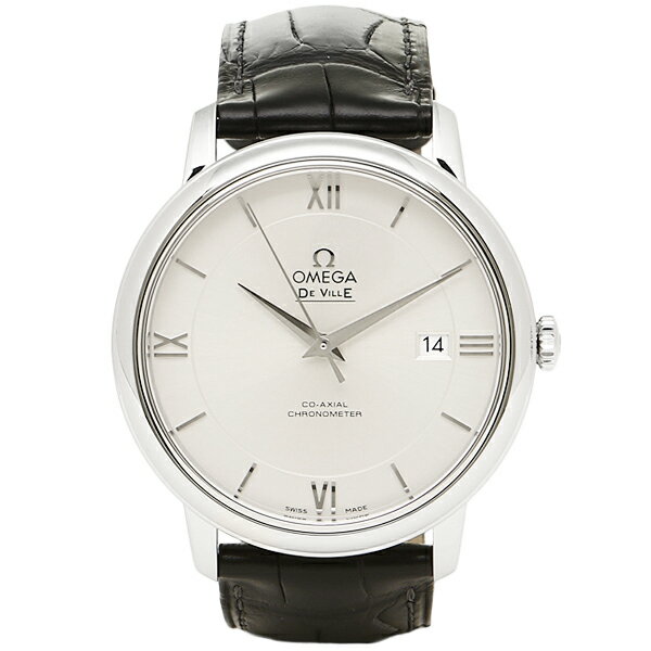 オメガ 時計 メンズ OMEGA 424.13.40.20.02.001 DEVILLE PRESTIGE デビルプレステージ 自動巻き 腕時計 ウォッチ シルバー/ブラック