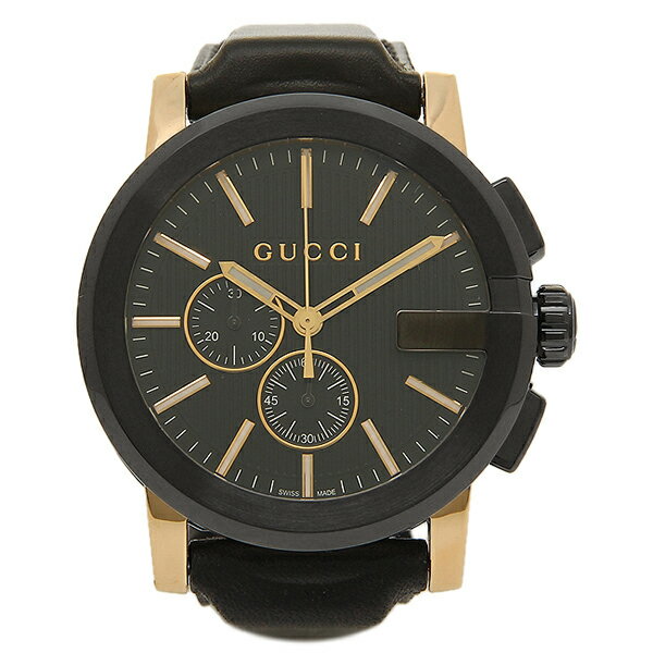 【楽天市場】グッチ 時計 メンズ GUCCI YA101203 Gクロノ 腕時計 ウォッチ ブラック：ブランドショップ AXES