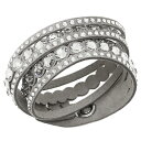 スワロフスキー ブレスレット アクセサリー SWAROVSKI 5201119 SLAKE DOT BRACELET ブレスレット・バングル レディース GRAY グレー