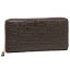 RfM\ z COMME des GARCONS SA0110EL EMBOSSED LOGOTYPE ZIP AROUND LONG WALLET z BROWN