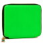 RfM\ z COMME des GARCONS SA2100SF SUPER FLUO ZIP AROUND SMALL WALLET ܂z GREEN