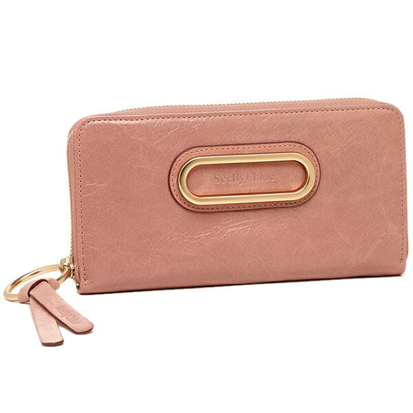 V[oCNG z SEE BY CHLOE 9P7677 P264 BHW PAIGE SBC SMART ZIPPED WALLET z MISTY PINK