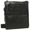 トゥミ バッグ TUMI 92110 D2 アルファ LEATHER TRAVEL POCKET BAG SMALL メンズ ショルダーバッグ BLACK