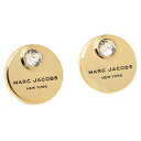 マークジェイコブス ピアス MARC JACOBS M0009789 168 MJ COIN STUDS レディース CRYSTAL/GOLD