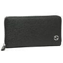 グッチ 財布 GUCCI 408801 ARU0N 1000 チェルシー CHELSEA ジップアラウンドウォレット メンズ 長財布 NERO