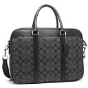 コーチ ブリーフケース アウトレット COACH F54803 CQ/BK チャコール/ブラック