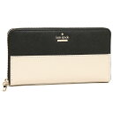 ケイトスペード 長財布 KATE SPADE PWRU5073 047 ブラック ベージュ