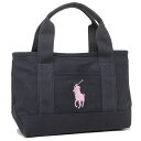 ラルフローレン トートバッグ POLO RALPH LAUREN 950346 ネイビー ライトピンク