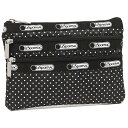 レスポートサック LeSportsac 7158 レディース 3ジップコスメティック 3ZIP COSMETIC ポーチ D086 モッドピンドット MOD PIN DOT
