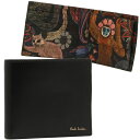 ポールスミス メンズ 折財布 PAUL SMITH 4833 W858 79 ブラック マルチ