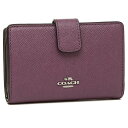 コーチ 2つ折財布 アウトレット レディース COACH F54010 SVMV パープル