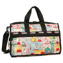 【期間限定ポイント5?10倍】レスポートサック レディース ボストンバッグ LESPORTSAC 7184 P687 PEANUTS ピーナッツ SNOOPY PATCHWORK