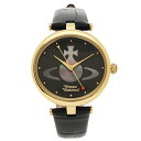 【返品OK】ヴィヴィアンウエストウッド 腕時計 レディース VIVIENNE WESTWOOD VV184BKBK ブラック イエローゴールド