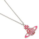 ヴィヴィアンウエストウッド ネックレス アクセサリー レディース VIVIENNE WESTWOOD BP1516/2 シルバー ピンク