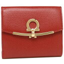 【4時間限定ポイント10倍】【返品OK】フェラガモ 折財布 レディース Salvatore Ferragamo 22C877 0673999 004 レッド
