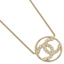 シャネル ネックレス アクセサリー レディース CHANEL AB1342 Y02003 Z5680 クリア ゴールド