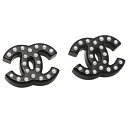 シャネル ピアス アクセサリー レディース CHANEL AB1731 Y47654 Z9105 ブラック シルバー