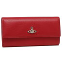 【4時間限定ポイント10倍】【返品OK】ヴィヴィアンウエストウッド 長財布 レディース VIVIENNE WESTWOOD 51060022 41031 H401 レッド