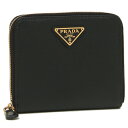 【4時間限定ポイント10倍】【返品OK】プラダ 折財布 レディース PRADA 1ML036 QHH F0002 ブラック