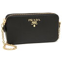 【75時間限定ポイント10倍】【返品OK】プラダ ショルダーバッグ レディース PRADA 1DH010 QWA F0002 ブラック