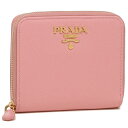 【4時間限定ポイント10倍】【返品OK】プラダ 折財布 レディース PRADA 1ML036 QWA F0442 ピンク