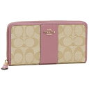 【返品OK】コーチ 長財布 アウトレット レディース COACH 54630 IMR6D ライトカーキ ピンク
