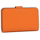 【4時間限定ポイント10倍】【返品OK】フルラ 折財布 レディース バビロン FURLA PCX9UNO B30000 BG600 オレンジ