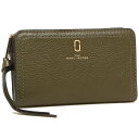 【4時間限定ポイント10倍】【返品OK】マークジェイコブス 折財布 レディース ザ ソフトショット MARC JACOBS M0015120 394 カーキ