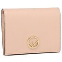 【P10倍 5/22 20時〜5/22 24時】フェンディ 折り財布 レディース F IS FENDI エフ イズ フェンディ COMPACT WALLET FENDI 8M0387 A18B F14N1 ライトピンク【返品OK】