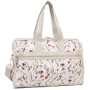 【返品OK】レスポートサック ボストンバッグ クラシック DELUXE MED WEEKENDER ホワイト レディース LESPORTSAC 4318 F802 A4対応