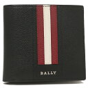 【P10倍 1/29 20時〜1/30 9時】【返品OK】バリー 二つ折り財布 テイゼル ブラック メンズ BALLY 6218013 589877 F010 一粒万倍日
