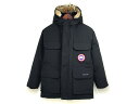・【送料無料】CANADA GOOSE カナダグース 4565Y EXPEDITION PARKA エクスペディションパーカ ファーフード付ダウンジャケット ユース(ボーイズ) ブラック【海外規格モデル】【楽ギフ_包装】【smtb-m】【YDKG-m】【sa0121】