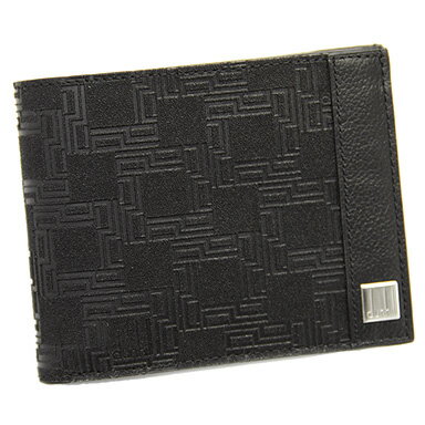 ・【送料無料】ダンヒル DUNHILL L2LH32A ディーエイト ブラック ビルフォルド 4クレジットカード & コインポケット D8 BLACK BILLFOLD 4CC & CP ブラック/ブラック【円高還元】【new0605】【RCPmara1207】