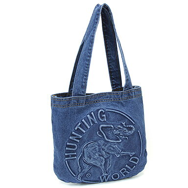 HUNTING WORLD ハンティングワールド 131 DT Mサイズ DENIM TOTE BAG デニム トートバッグ インディゴブルー【楽ギフ_包装】【円高還元】【RCPmara1207】【マラソン201207_ファッション】ポイント最大45倍☆12日(木)1:59迄！要エントリー！huntingworld ハンティングワールド 円高還元セール開催中！★40％OFF★