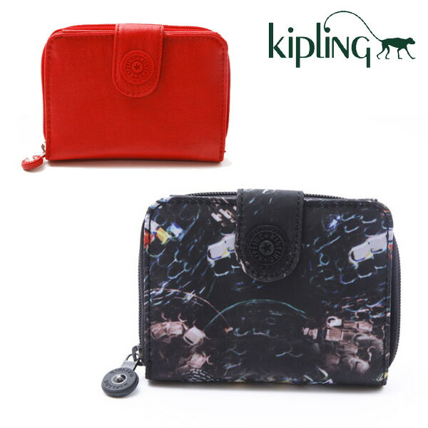 キプリング KIPLING K10973 BASIC ベーシックコレクション NEW MONEY ニューマネー 二つ折り財布 選べる2カラー【ラッピング不可商品】【円高還元】【SALE】【sa0720】