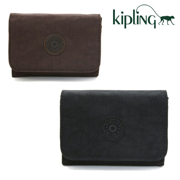 キプリング KIPLING K13087 BASIC ベーシックコレクション LUAMN 二つ折り財布(札入れなし) 選べる2カラー【ラッピング不可商品】【円高還元】