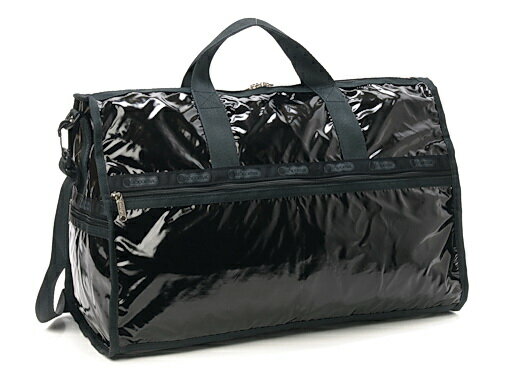 ・【送料無料】LeSportsac レスポートサック 7185 LARGE WEEKENDER ラージ ウィークエンダー ボストンバッグ 9908 BLACK PATENT ブラックパテント【ラッピング不可商品】【円高還元】lesportsac レスポートサック レスポ 激安！ボストンバッグ ★50％OFF★