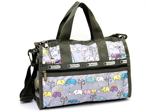 ・【送料無料】LeSportsac レスポートサック 7384 SMALL WEEKENDER スモールウィークエンダー ミニボストンバッグ 3090 Happy Herd ハッピーハード【ラッピング不可商品】【円高還元】レスポートサック ショルダーバッグ lesportsac レスポ 激安！★49％OFF★